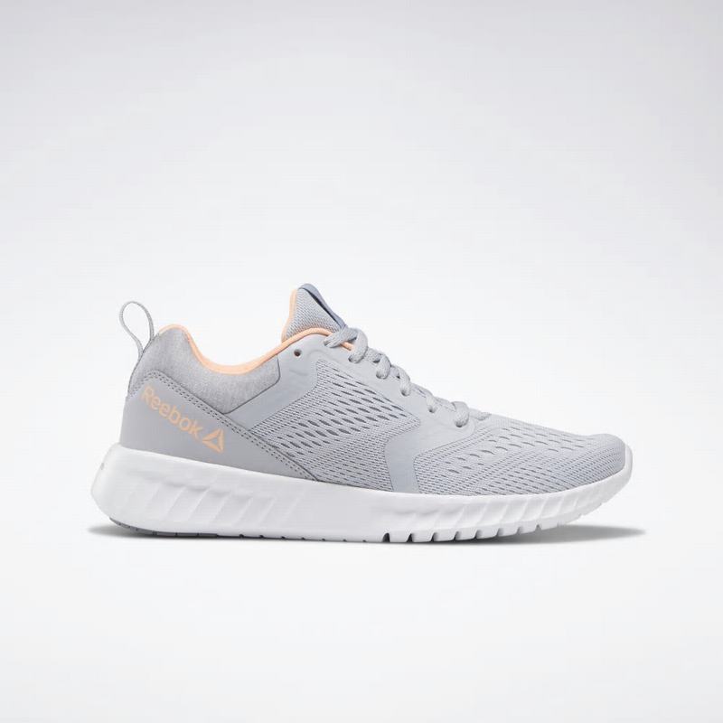 Adidasi Alergare Reebok Sublite Prime Dama Gri/Portocalii Romania JI1829QR